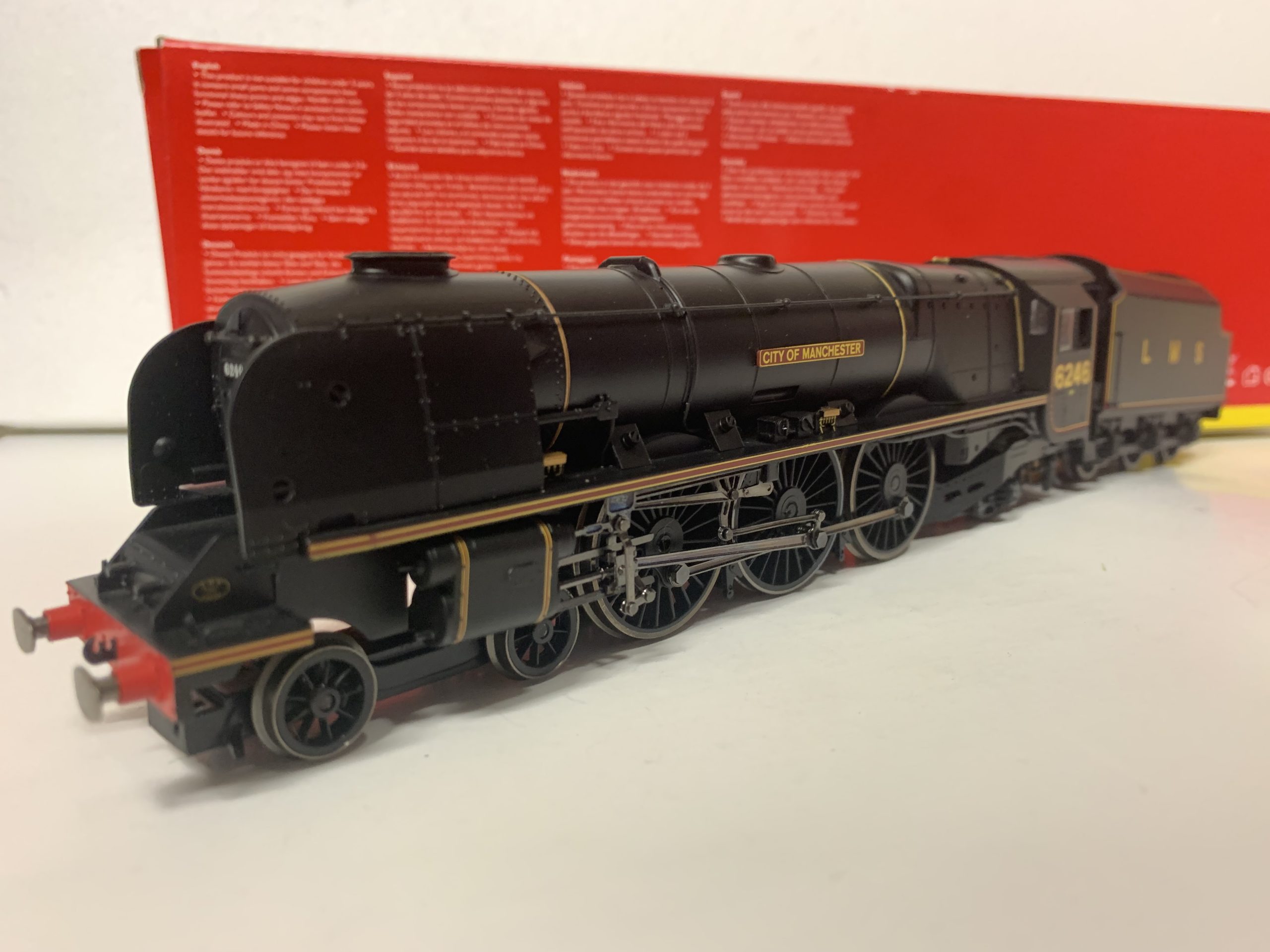 HORNBY R2856 DCC READY LMS 4-6-2 DUCHESS CLASS LOCO 6246 CITY of MANCHESTER nq